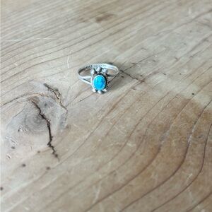 Vintage Turquoise Sterling Silver Ring